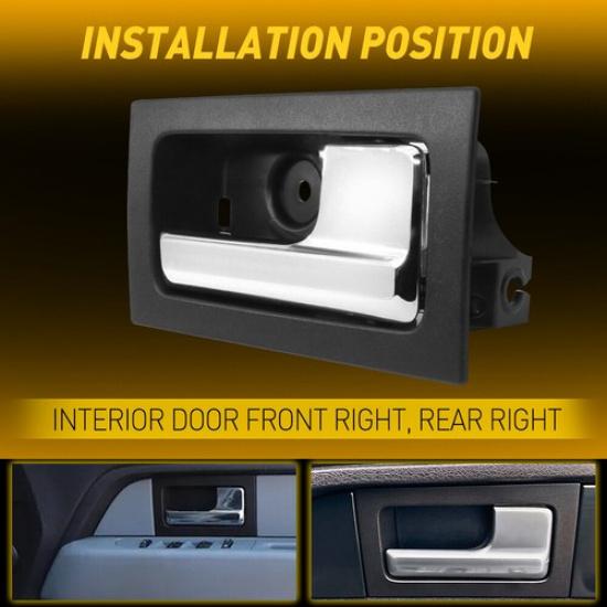 Interior Door Handle For 2009-2014 Ford F-150 Power Lock Right Side Power Lock K
