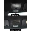 For Ford Ranger Wildtrak 2015-2021 ABS Carbon Fiber Auto Front Rear Reading Light Lamp Cover Trim Frame Sticker Car Accessories