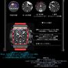 OLEVS Analog Quartz Sports Watch with Silica Gel Large Silicone Chronograph Men's Strap, Waterproof, Dial, Strap, Men's