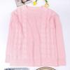 Autumn Solid Knitted Pullovers Sweater Women Elegant Loose Sweaters Winter Clothing Twist O Neck Knitwears Tops 28674