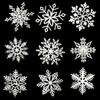 Christmas Snowflake Pendant Pack of 10 for Creative Ornament Living Room Decorat