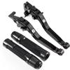 CNC Brake Lever Clutch Lever Motorcycle Set Adjustable Folding Handle Guard Levers For ER6F ER 6F 2009-2016 2017 NINJA650