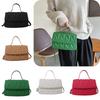 Retro Candy Color Imprint Casual Shoulder Handbag For Women New Collection For Fall 2023