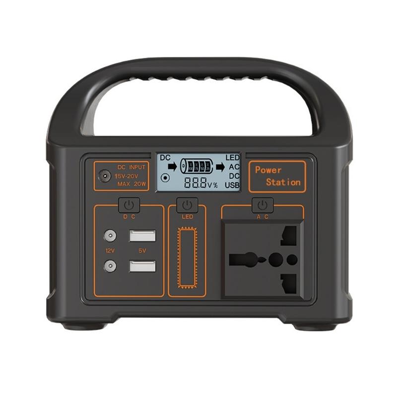 100W 76.8Wh Solar Charging Station 110/220V Solar Generator Multifunction Emergency Mobile Power for Camping Travel