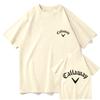Pure cotton short-sleeved T-shirts for men and women high-end trendy T-shirts for the new summer of 2025 and Marine animals