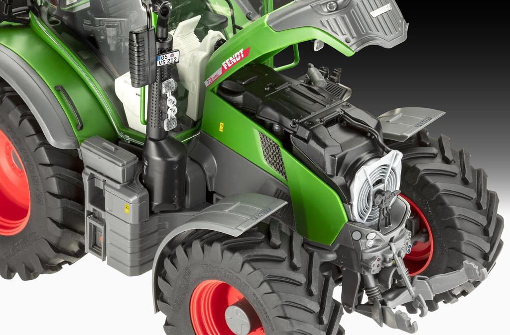 Deutsches Revell Fendt 728 Vario Traktor Plastikmodell 07827 1/20 (einfach-klick) (Auto)