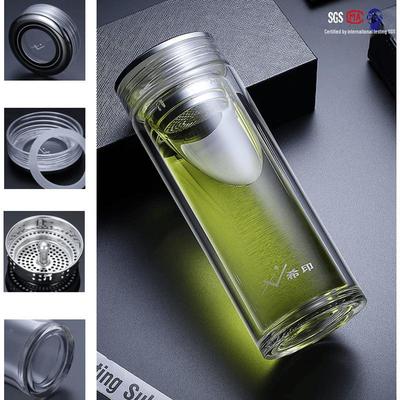 Xiyin Double-Walled Glass Cup 400ml