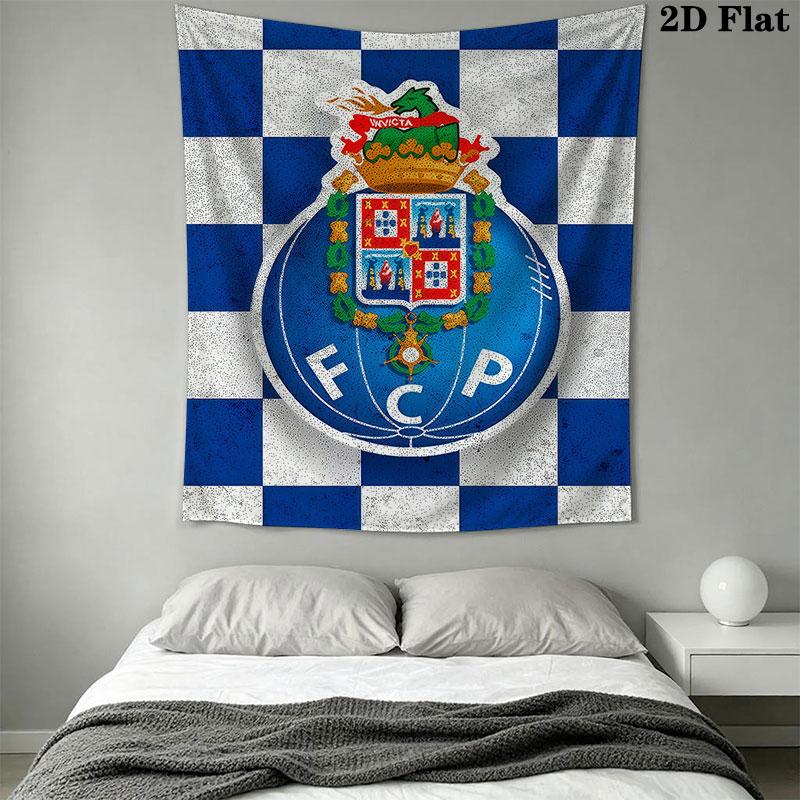 FC Porto club Wall Hanging Printed Fabric Blanket Decorative Tapestries for Bedroom Living Room Home Decor