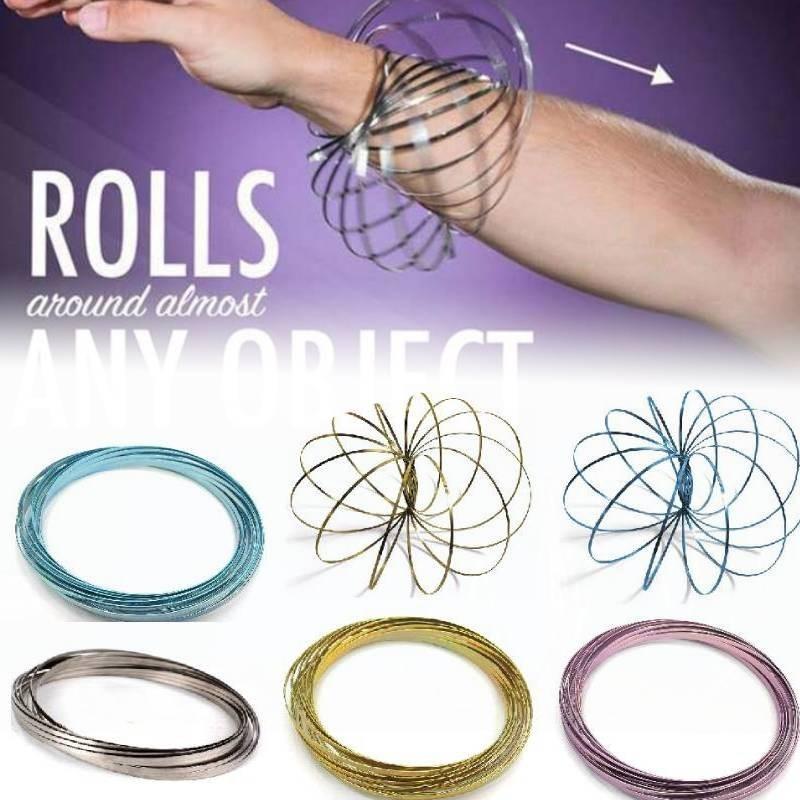 Hand Ring Magic Toy Iron Stress Relief Durable Adults Kids Creative Color Solid