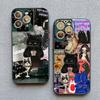 Artistic Image Stitching Black Cat Phone Case For iPhone 14 13 12 Mini 11 Pro Max 16 15 Pro Max Plus XS XR X 7 8 SE2 Back Covers