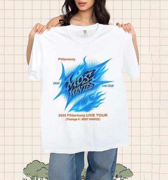 P1harmony Most Wanted Live Tour Shirt P1Harmony DuhTshirt Unisex T-Shirt XXL