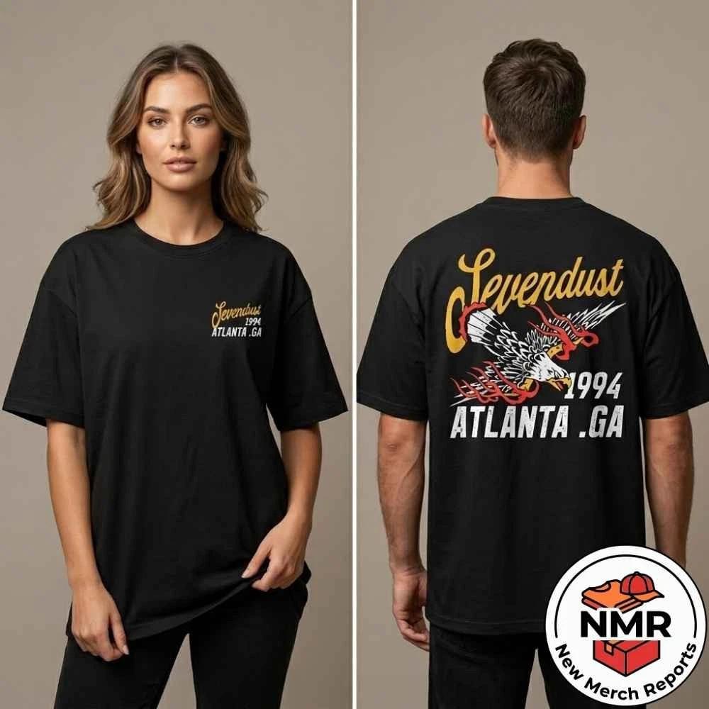 Sevendust One Tour Aptil 21 2026 Atlanta Graphic Band T-Shirt Unisex S