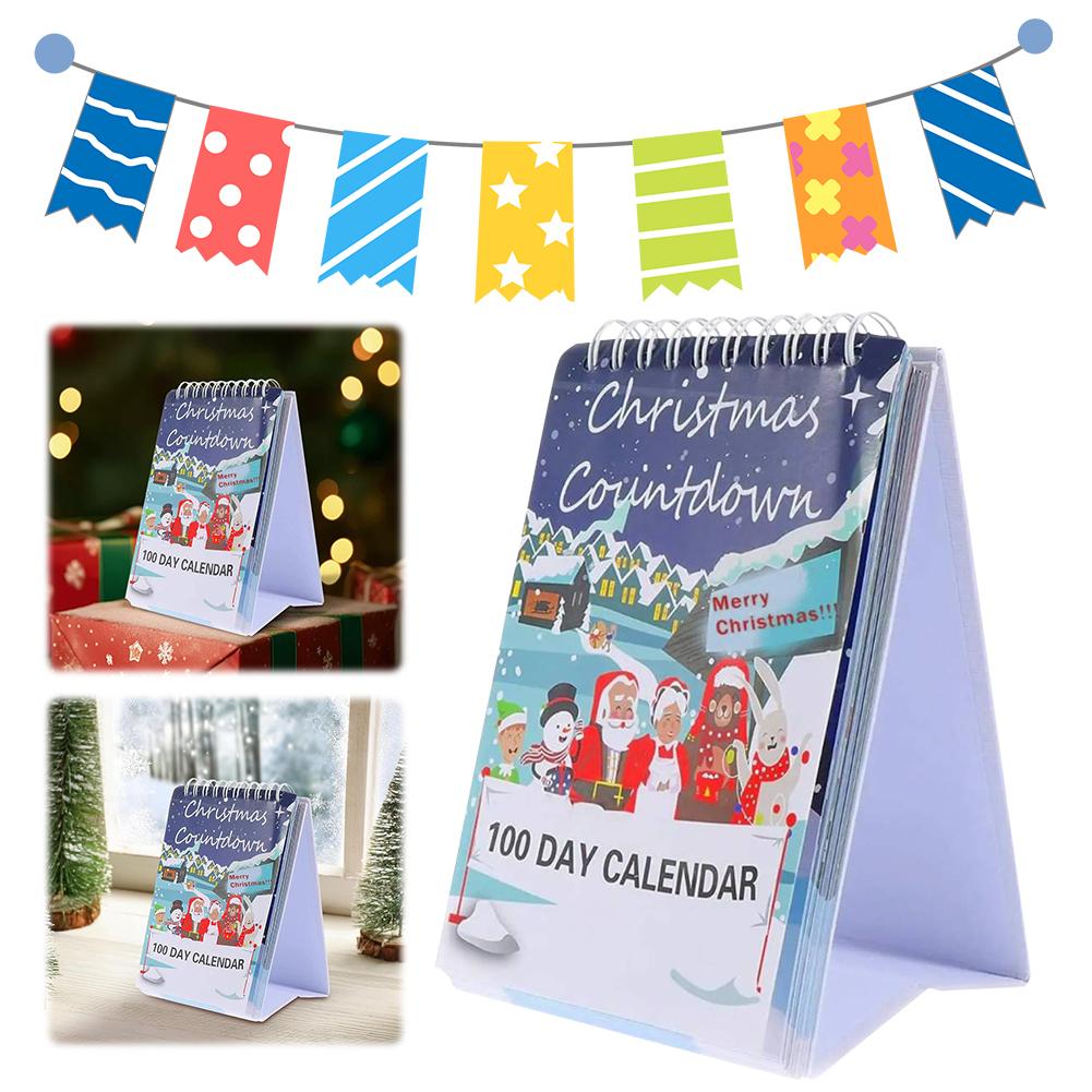 Nedräkning till jul Närmande Kalender Festlig Skrivbordskalender Jul Riv Av Nedräknings Skrivbordskalender för Jul