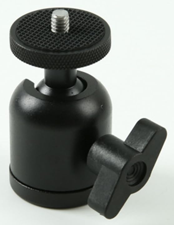 Free Head 360 Degree Rotation Inch Screw Ball Head Adapter Q88 1/4