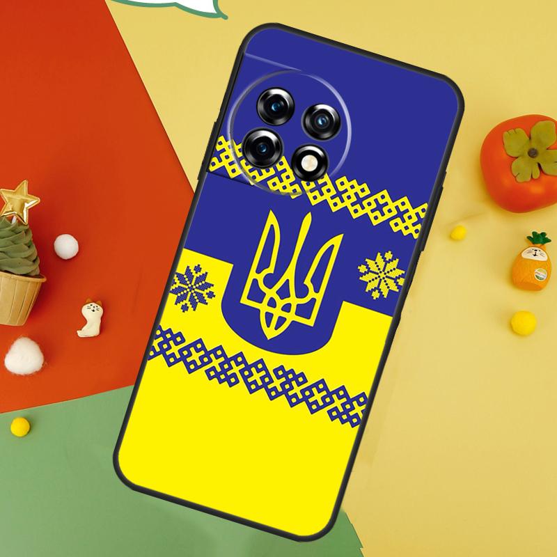 Ukraine Flag Back Case For OnePlus 15 13R 13 13T 12 12R 11 10 10T 8T Nord CE 5 2 3 4 Lite N20 N30 Cover