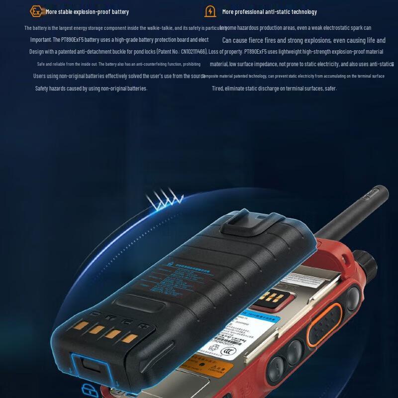 Hytera PT890Ex TETRA Digital Explosion-Proof Walkie-Talkie (CN version)