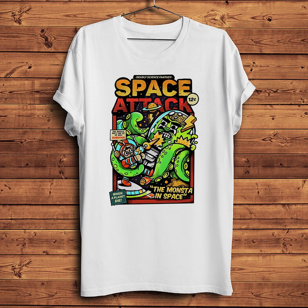 Funny Kraken Octopus Attack Takoyaki Squid Amusing TshirtUnisex Casual Short Sleeve TShirtUnisex Streetwear TeeBreathable Print S