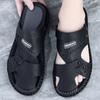 Sandals men's 2025 new dual-purpose bag head driving non-slip soft-soled tide slippers beach holes wear outdoor sandals