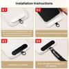 XDcase Detachable 3-in-1 Crossbody / Neck / Wrist Strap Anti-Lost Phone Lanyard with Tab