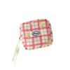 Large Capacity Y2K Cherry Pencil Case Checkered Cartoon Cherry Makeup Bag Korean Pencil Bag  Gifts