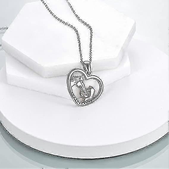 Girl And Horse Necklace For Girls Sterling Silver Horse Jewellery Horse Gifts For Women 18quot;