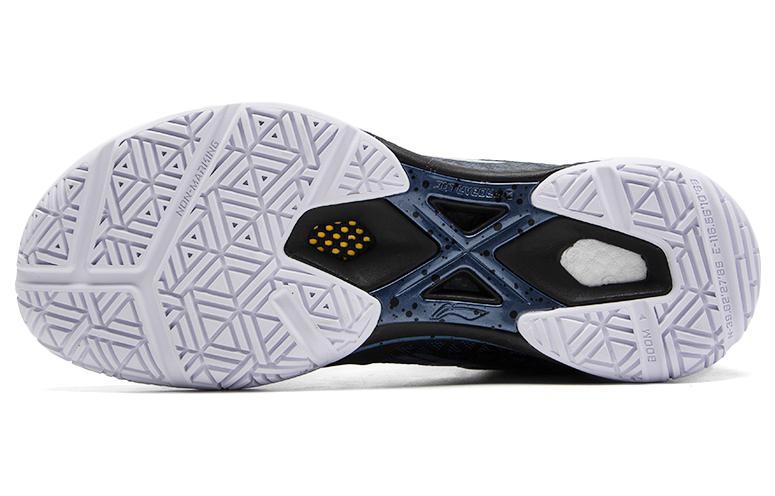 Li Ning Shadow Speed Pro Rubber Slip Resistant Low top Badminton Shoes Unisex Black AYAT013-4