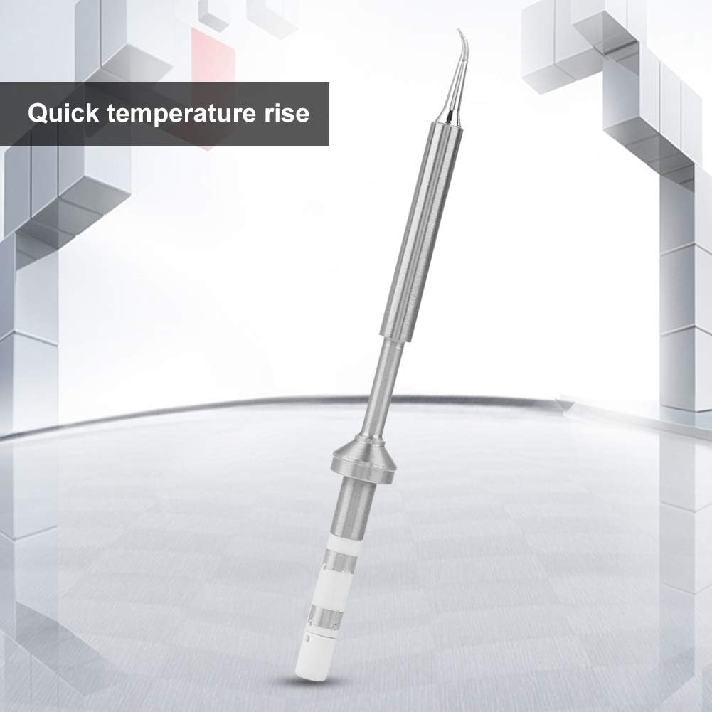 Stainless Steel Soldering Iron Tips Mini Pen Type Soldering Iron Replacement Tips for TS100 Soldering Iron(TS100-JL02)