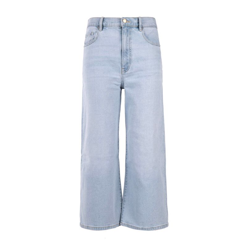 

Женские широкие джинсы Ella Blue 7/8 NAGEV 35) бледно-синий