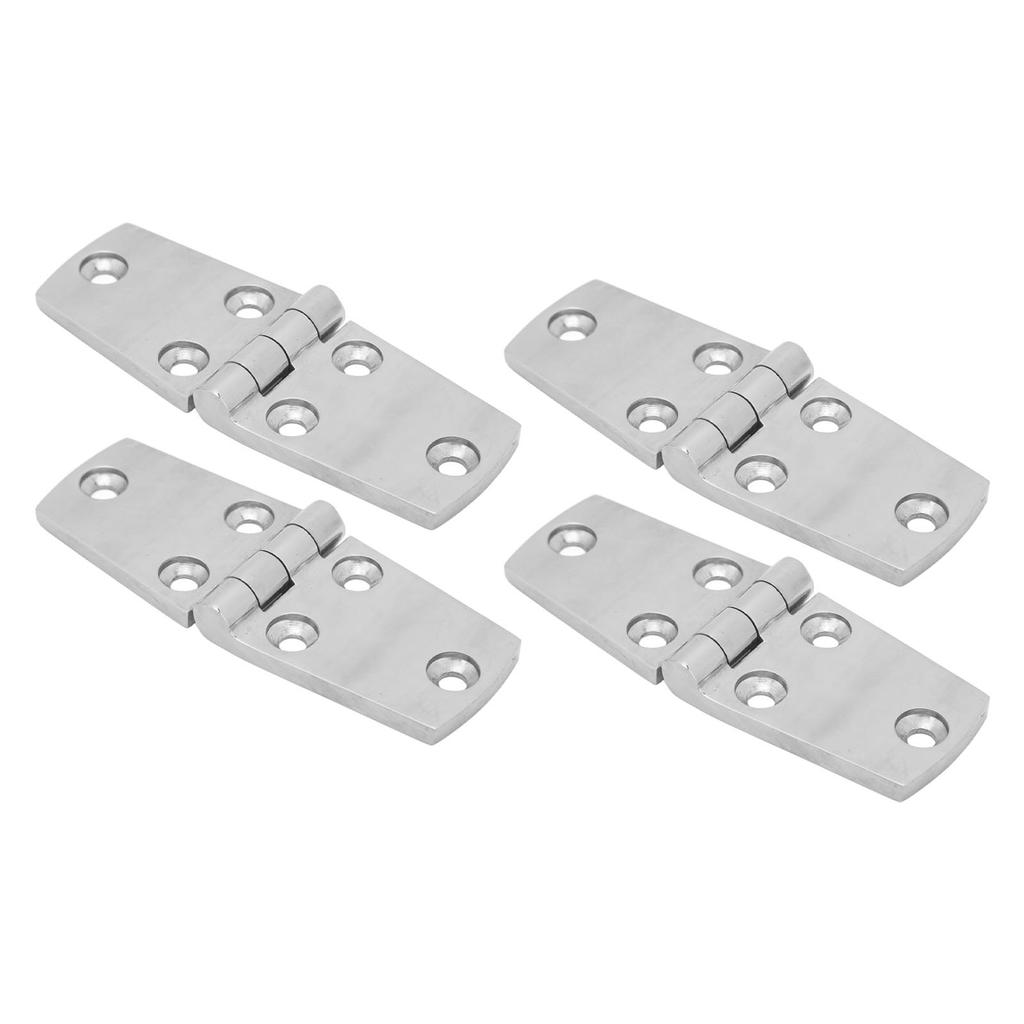 4pcs Marine Door Hinge 102 X 38mm Rustproof Stainless Steel Boat Hatch Hinge for Yachets