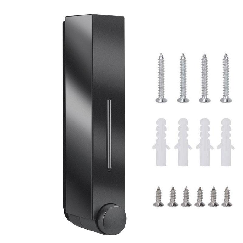 Dispensador de Jabón de 420 ml Montado en la Pared Manual Dispensador de Jabón para Ducha Gel de Ducha Pared Dispensador de Detergente para Baño Hotel Dropship