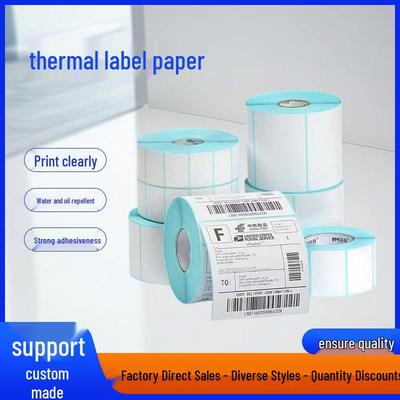 High-Temperature Resistant Thermal Label Paper - Durable, Fade-Resistant Blank Shipping Labels
