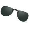 Polarized Sunglasses Clips Onto Glasses with Attachment Smoke Lens Attaches To Glasses Sunglasses Pilot Style [SOXICK] Clip-on - One-Touch - - -