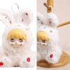 Cute Rabbit Plush Keychain Soft Vinyls Toy With PP Cotton Filling Key Chain For Bags And Car Decors 20cm Height