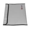 Fireproof File Bag Waterproof Heat Resistance Folder Bag for Drone Battery Mobile Power Card Grey