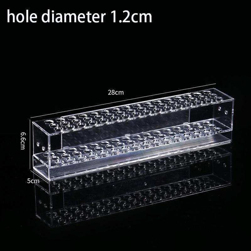 1-6 Layer Clear Acrylic Pen Holder Stationery Store Supermarket Ballpoint Pen Storage Rack Display Neutral Pen Stand Organiser