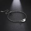 Plane Charm Bracelet Stainless Steel Aircraft Airplane Adjustable Chain Bracelets On Hand Pulsera Jewelry Gift for Women