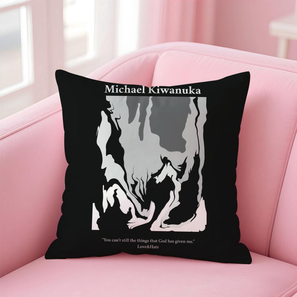 Singer M-Michael KiwanukaS Cushion Cover Comfortable Reversible Pillow Cover Ideal for Car Sofa Bedroom & Beyond