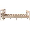 Solid Wood Bed without Mattress 120x200 cm Pine Wood
