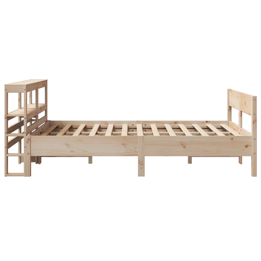 Solid Wood Bed without Mattress 120x200 cm Pine Wood