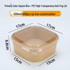 Disposable Square Fruit Takeout Containers