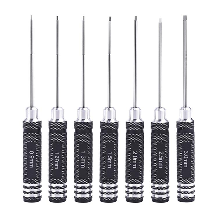 7-ми предметный многофункциональный шестигранный набор отверток Allen для ремонта RC моделей 1