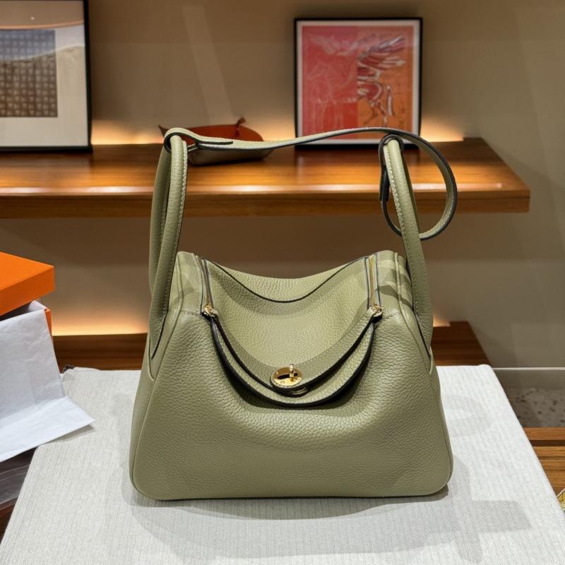 2026 new first-layer cowhide tc cowhide 19cm mini lindy bag crossbody leather medicine bag genuine leather women's bag