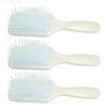 3pcs Paddle Hairbrush Silicone Hairdressing Massager Portable Detangling Paddle Brush for Women