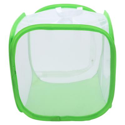 Hmyzí klec Skládací a pohodlná síťovaná klec s průhledným okénkem a dvojitým zipem