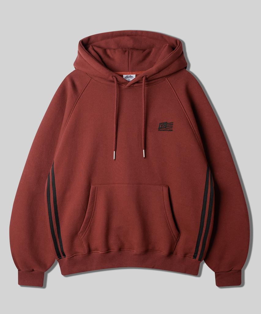 Track Hoodie Burgundy Jihd9207