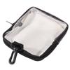 With Hook Dog Treat Bag Transparent Window Dog Print Portable Pet Snack Pouch Zipper Closure Leak-proof Puppy Pet Training Bag