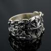 Vintage Viking Compass Ring Nordic Pirate Marine Amulet Jewelry for Men Women Luxury Personality Gift