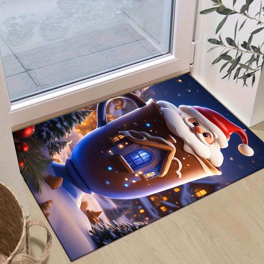 

1pc Cute Santa Claus Area Rug, Slip-Resistant, Easy-Clean, Stain-Resistant, Perfect for Cozy Living Rooms, Bedrooms, Kitchens, Offices, and 60cm by 90cm