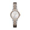 Armani Exchange AE Armbanduhr Quarzwerk Edelstahlarmband Silbernes Zifferblatt Damenuhr AX5542