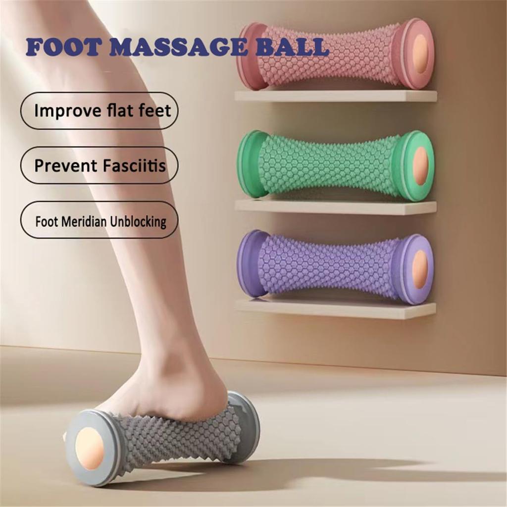 Fußmassagegerät Massagerolle Yoga Massageball Plantarfaszienrolle Muskelentspannung Pflege Kunststoff Manuelles Fußmassagegerät Rollen